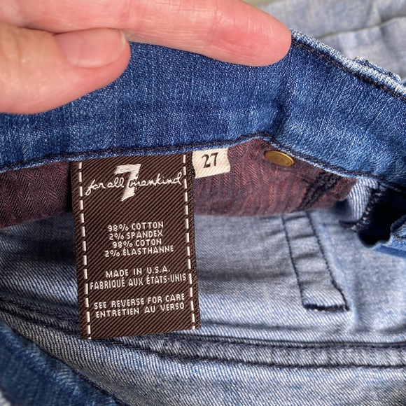 🌼 7 For all mankind shorts women’s size 27 - Picture 6 of 10